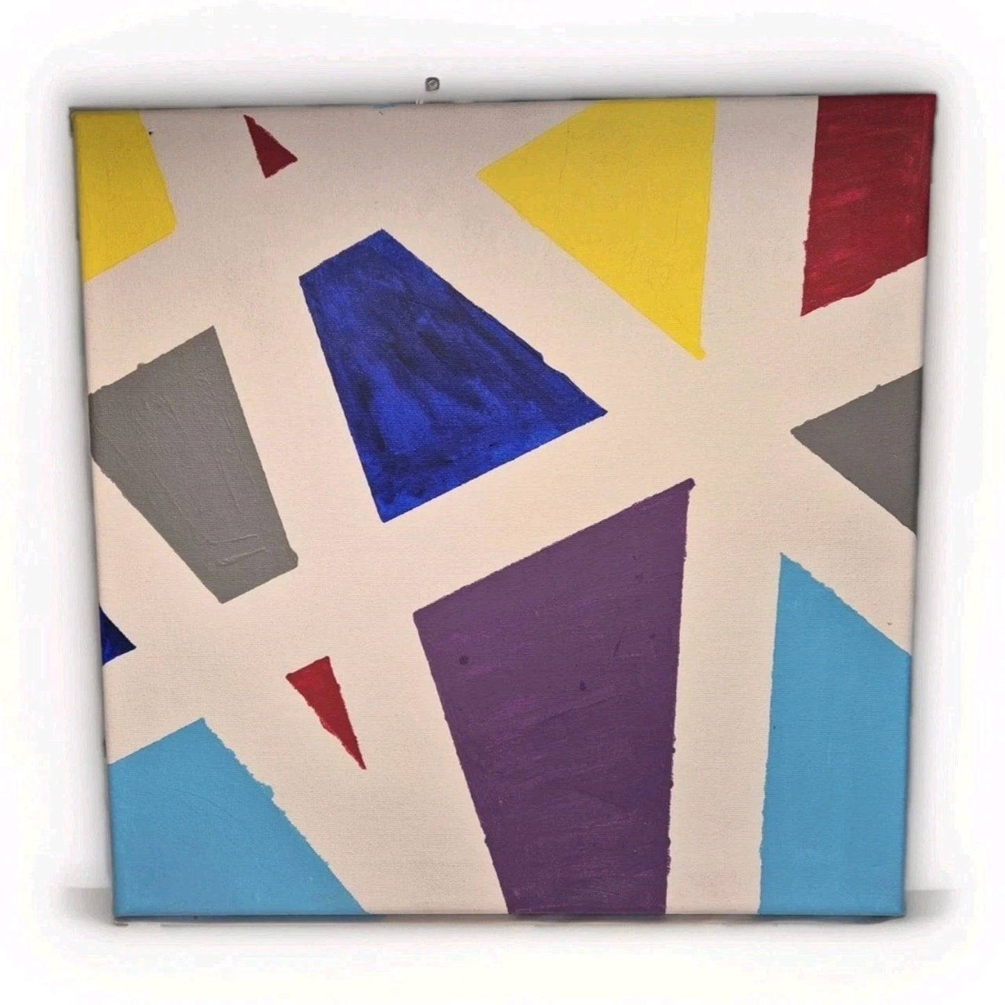 Graphic Hand Painted art By Artist jackie 12x12 Canvas