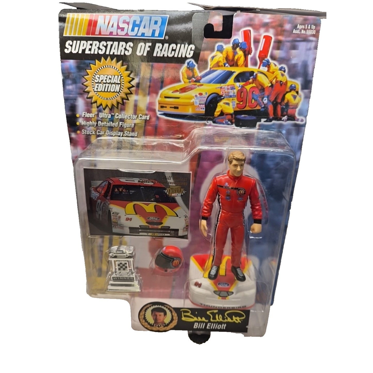 Toy Biz Nascar Bill Elliott Special Edition Action Figure w/ Card
