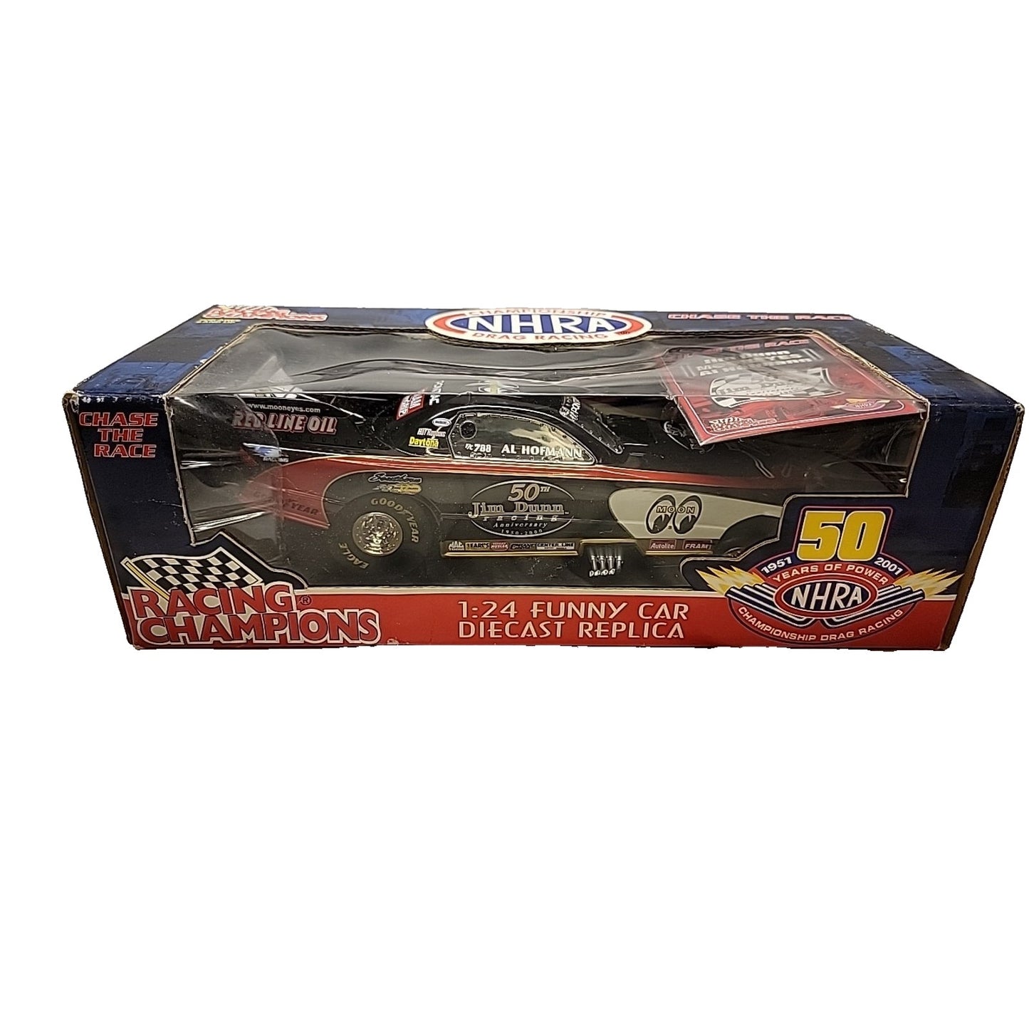 Racing Champions Jim Dunn Racing NHRA 50th Anniversary Diecast Funny Car 1:24SET