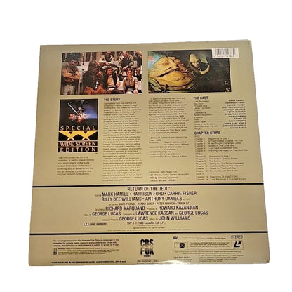 RARE Star Wars Return of the Jedi (Special Widescreen Extended 2-Disc LaserDisc)
