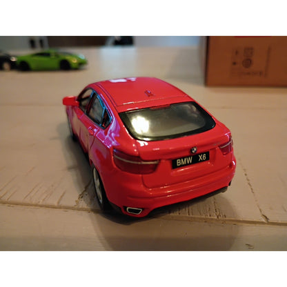 BMW X6 red 1:38 Kinsmart diecast