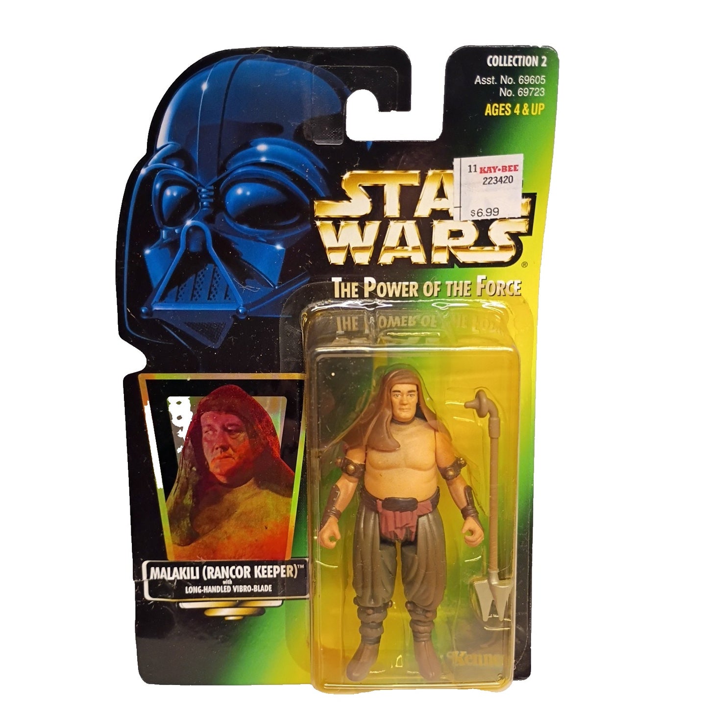 Star Wars Malakili Rancor Keeper Action Figure 1997 Kenner Power of the Force