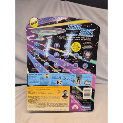 New Playmates Star Trek The Next Generation Lt. Geordi La Forge Action Figure
