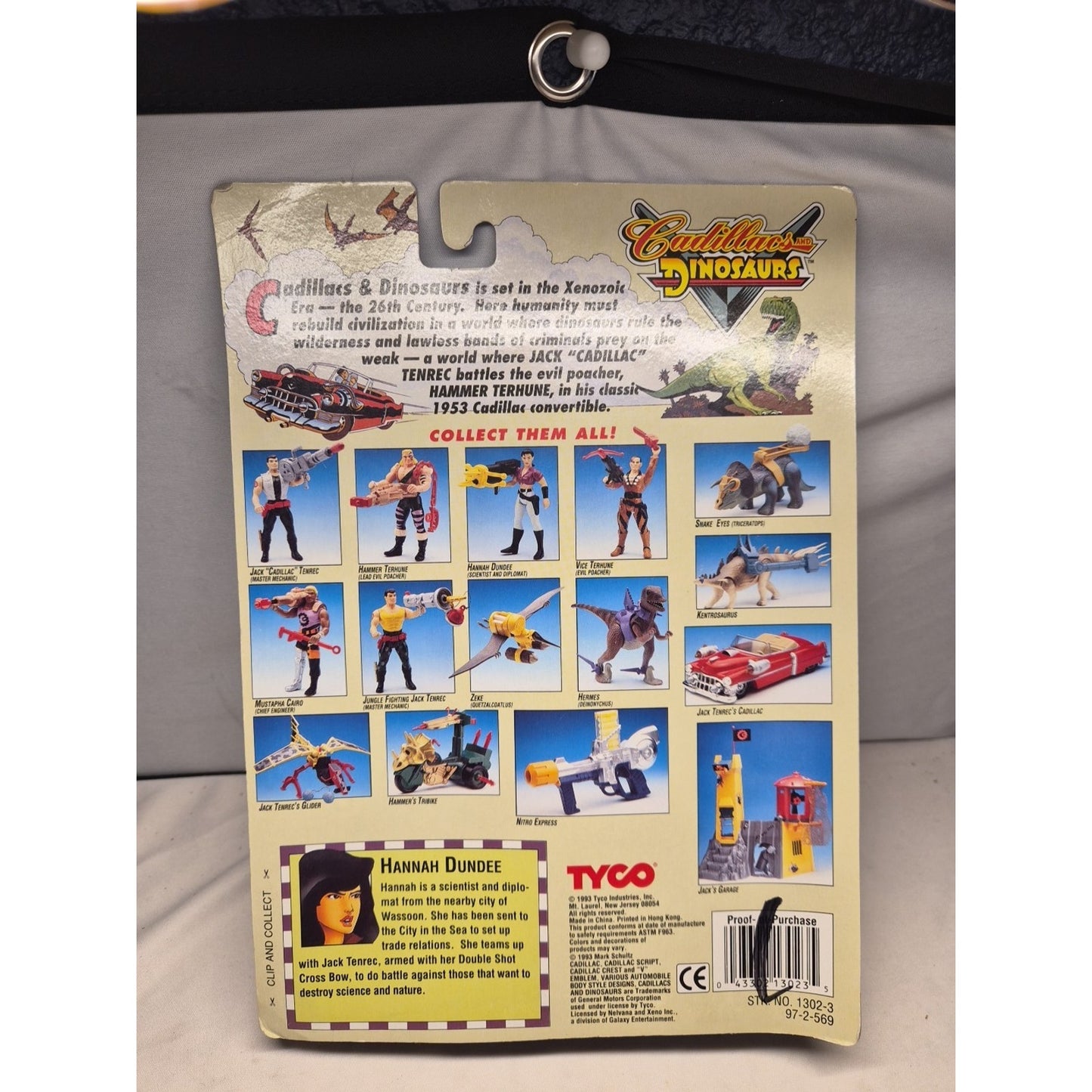 Cadillacs and Dinosaurs Hannah Dundee Figure Vintage 1993 Tyco