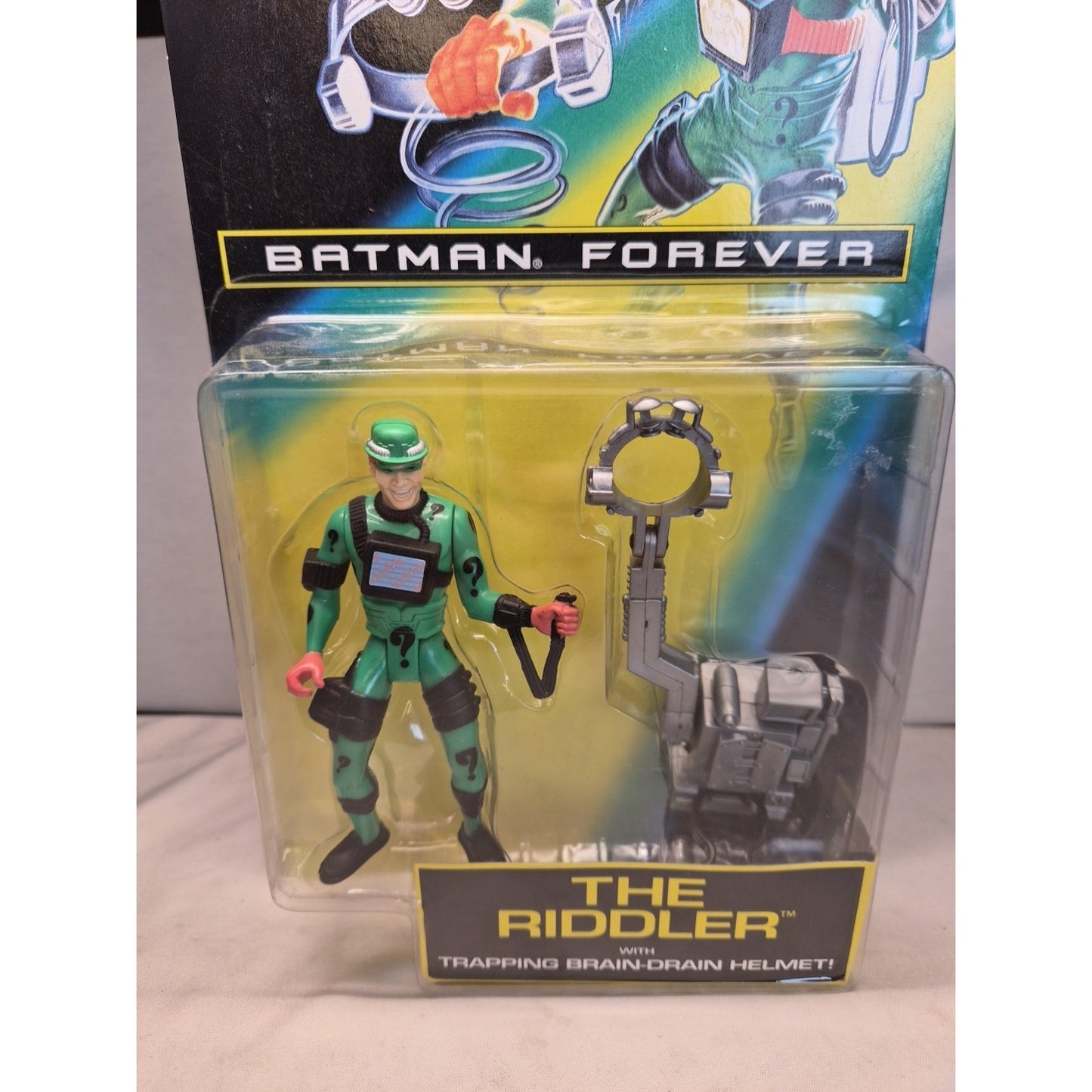 Batman Forever The Riddler with Trapping Brain-Drain Helmet