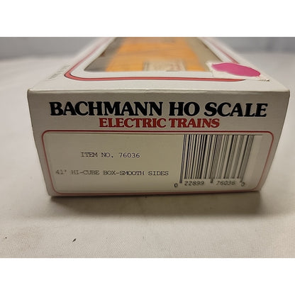 Bachmann Item No 76036 41’ Hi Cube Box Car Smooth Sides Union Pacific #518125