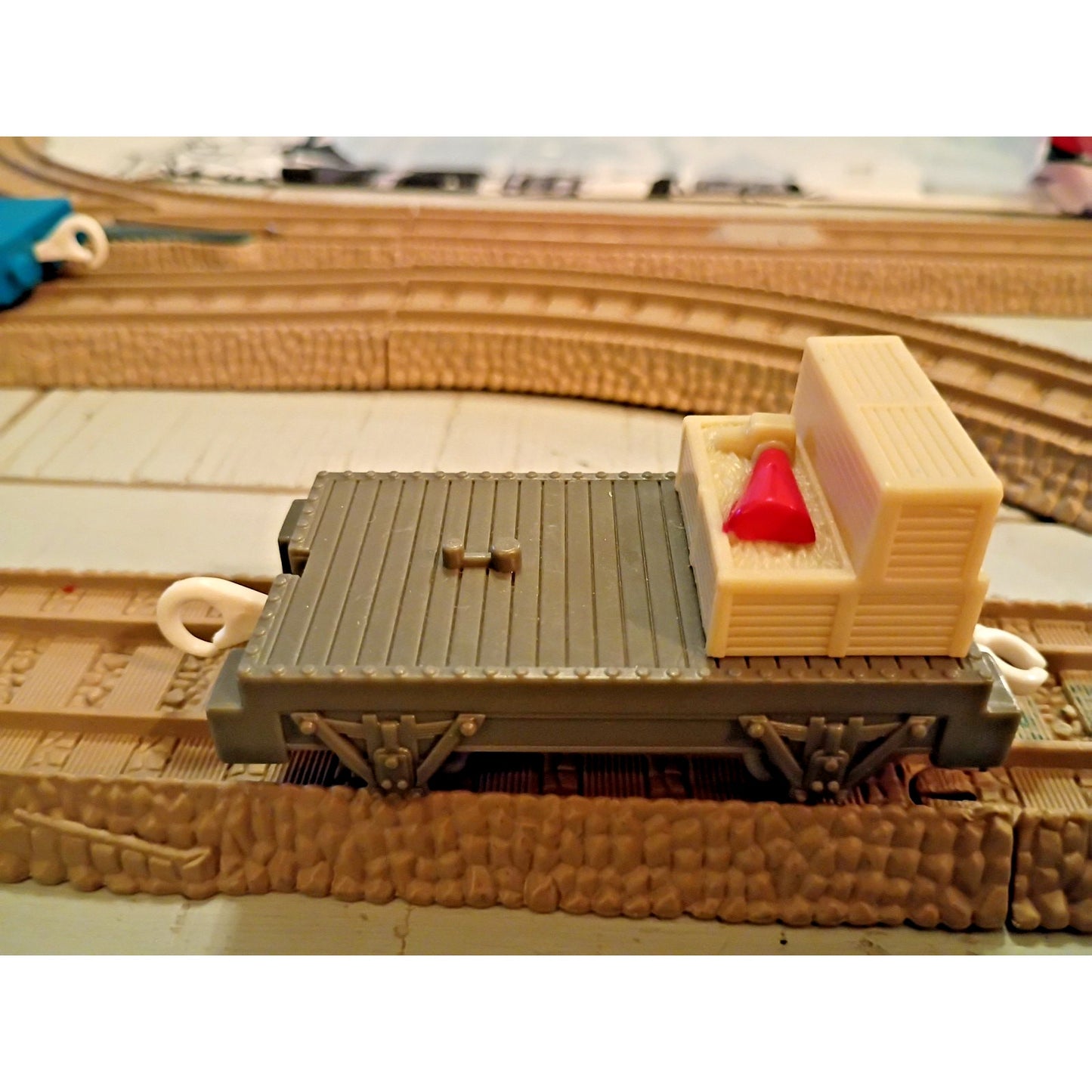 Vintage Thomas And Friends Track Master Grey Flat Car