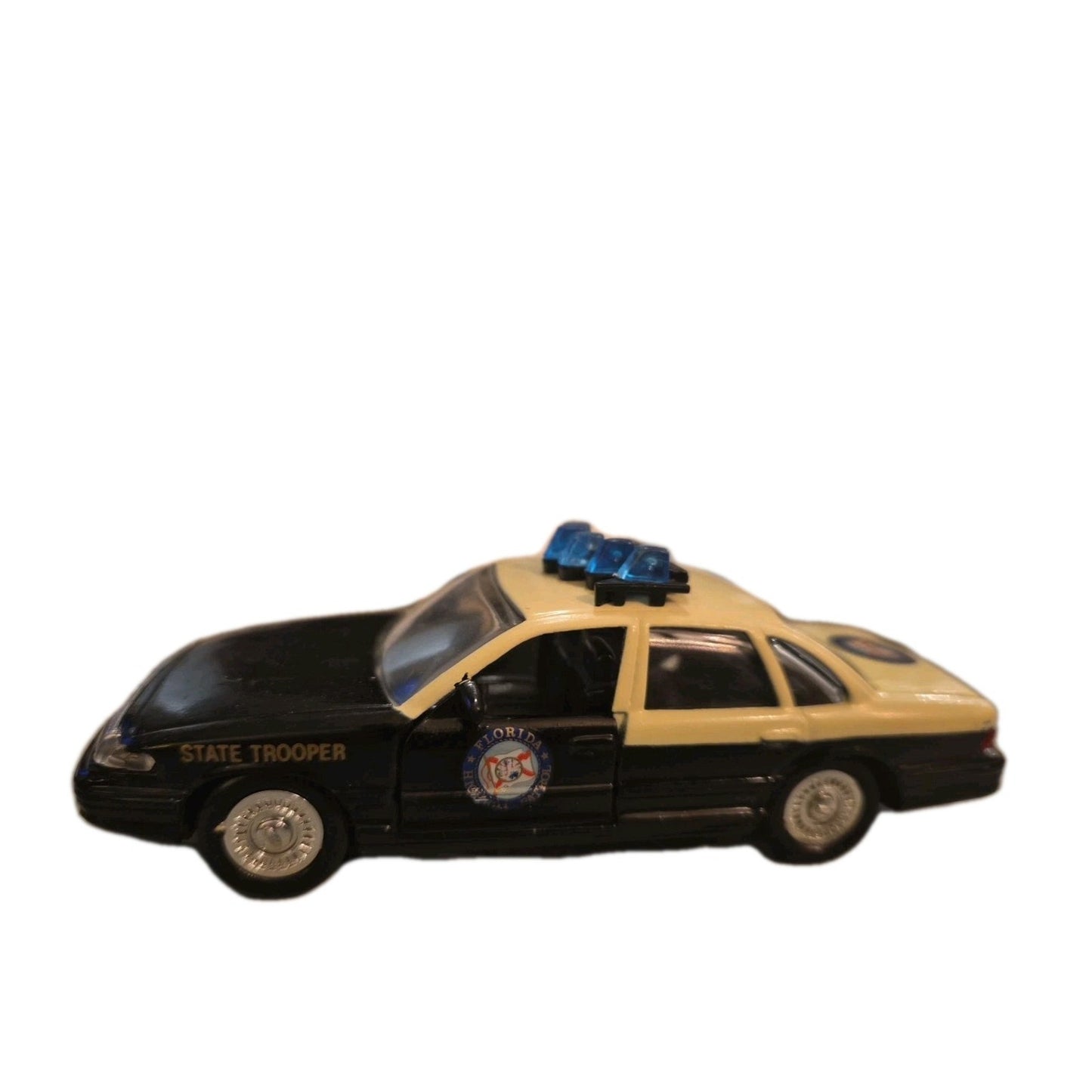 Road Champs Police Series Black/Tan Florida State Trooper 1:43 Loose With Dmg