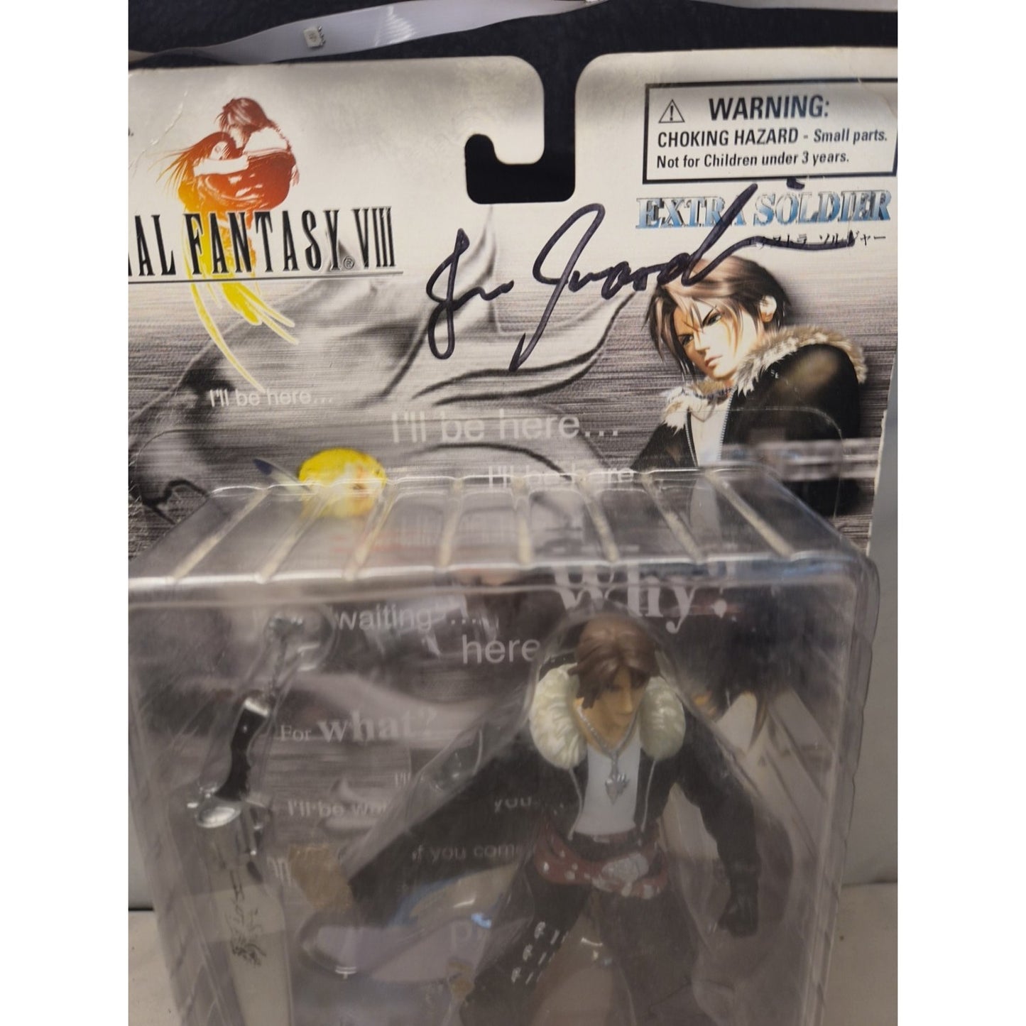 Squall Leonhart 6" Acn Figure Final Fantasy VIII Square Enix Bandai 1999 SIGNED