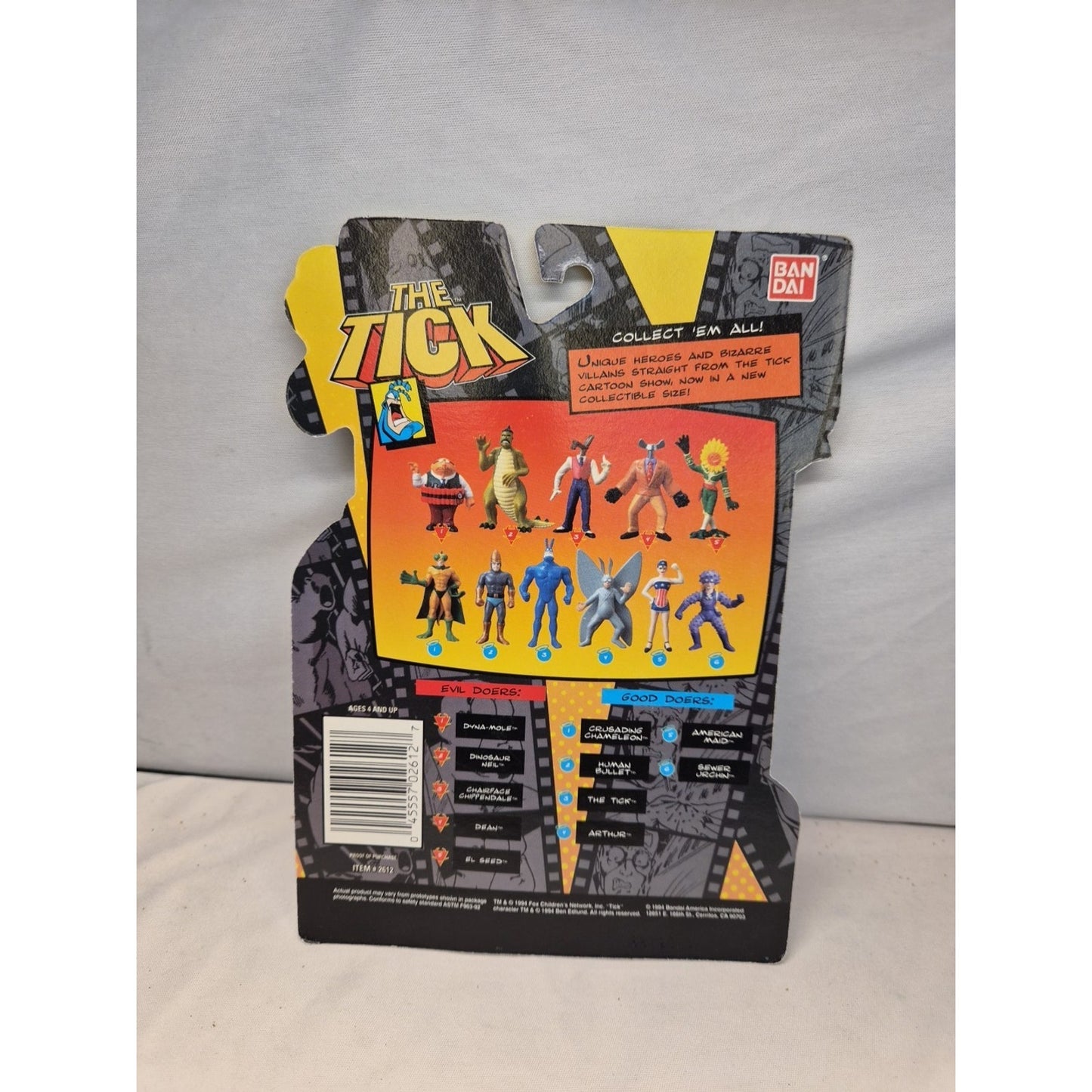 The Tick Collectible Mini Figure *AMERICAN MAID* 1994 Bandai