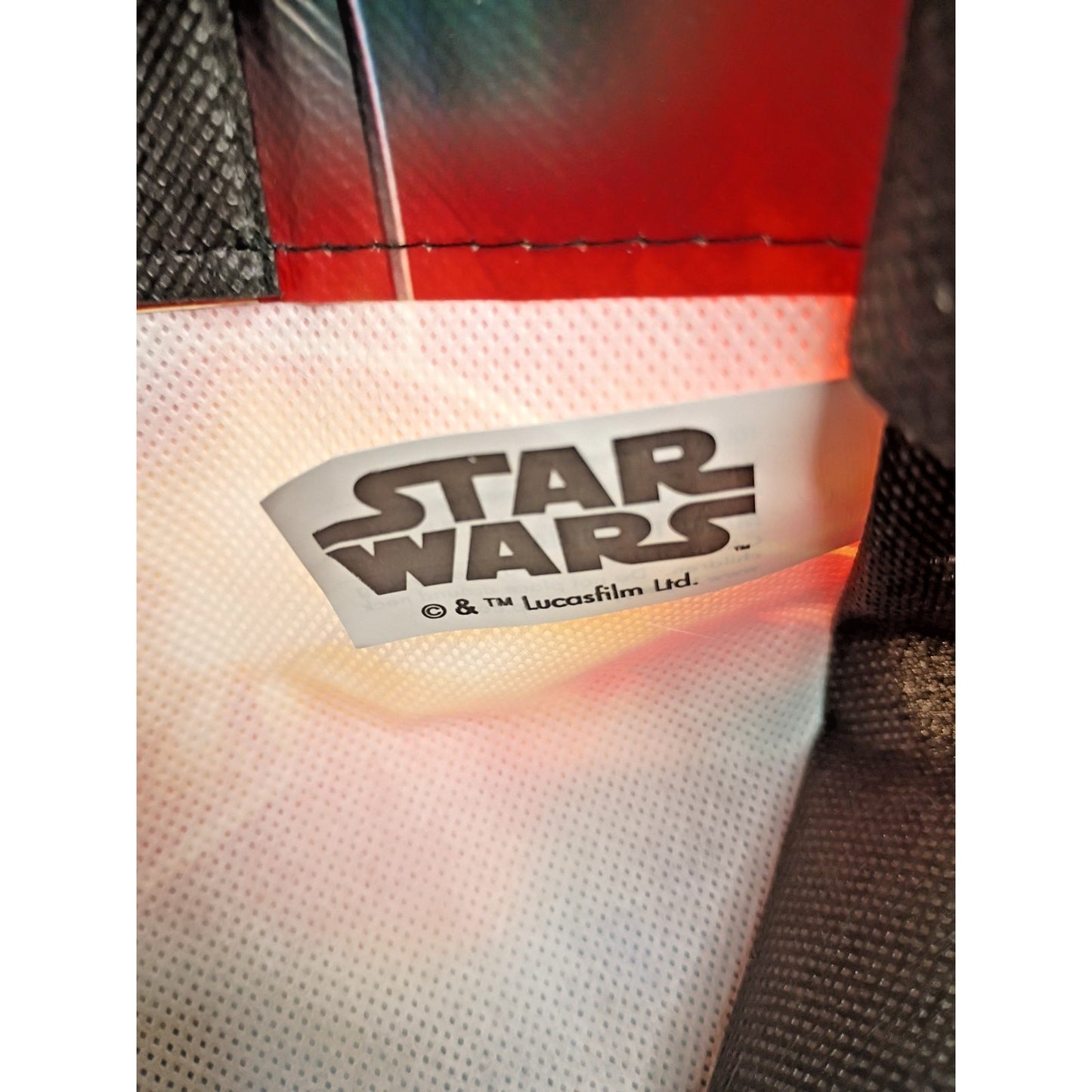 STAR WARS Storm Trooper Reusable Tote Bag 15.5” X 13.5” X 6.5”