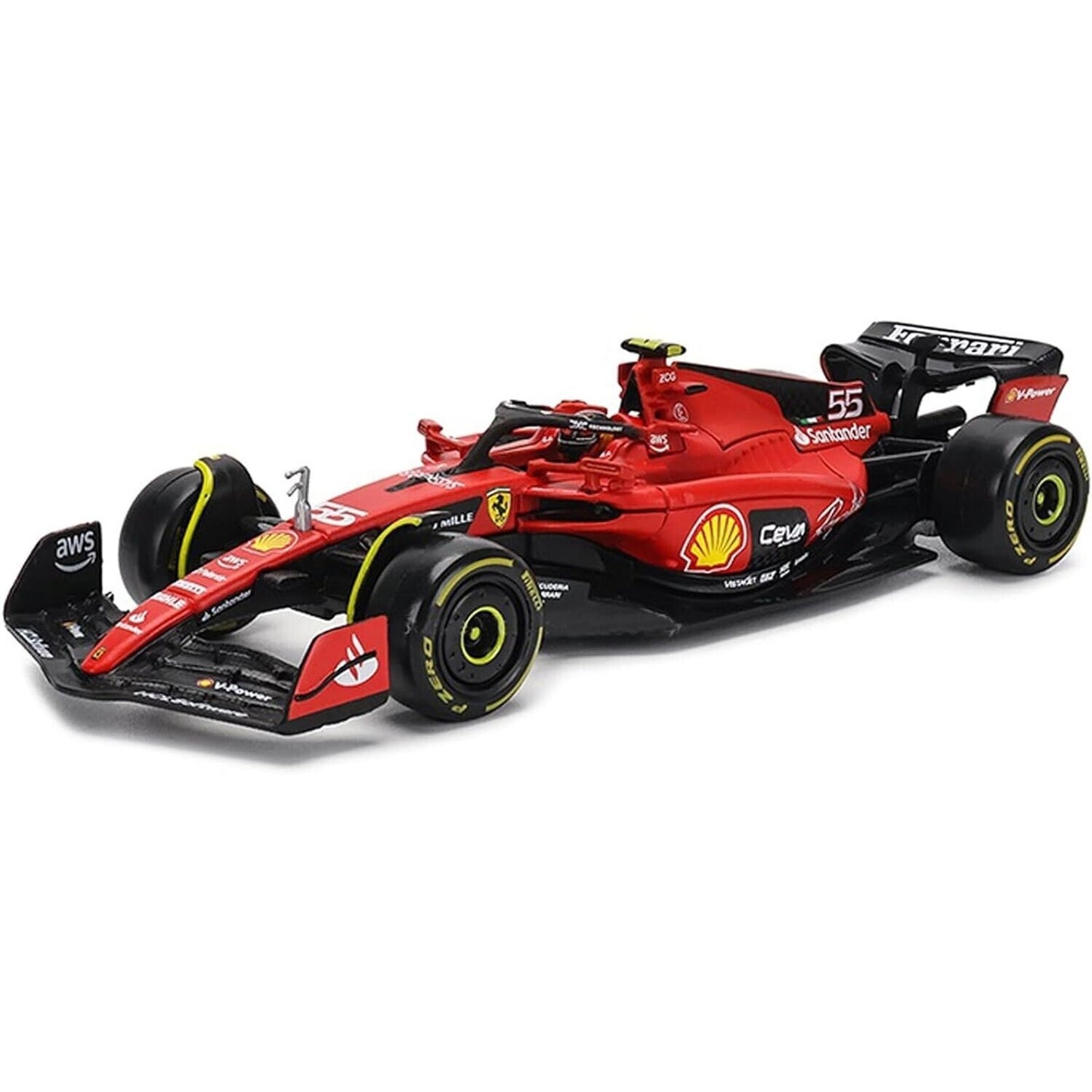 FERRARI burago 1/43 F1 2023 SF23 16# Charles Leclerc Scuderia Ferrari SF23 55#