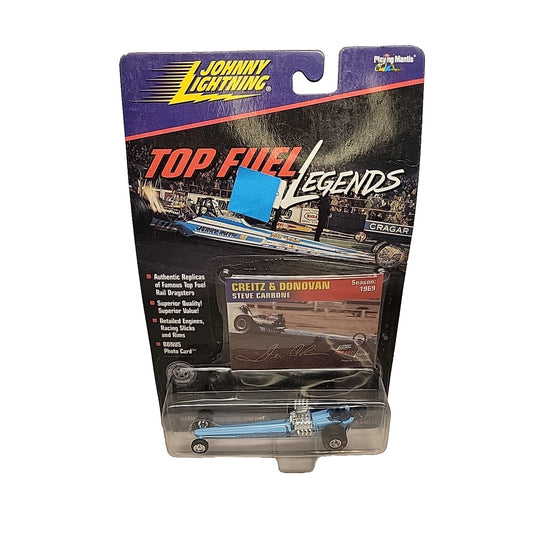 Johnny Lightning Top Fuel Legends Steve Carbone Racing Front Engine Dragster New