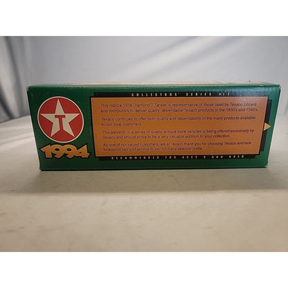 Ertl diecast Texaco #11 1934 Diamond-T tanker stock # B195 Coin Bank