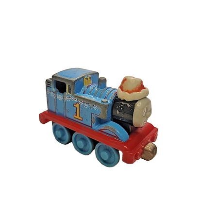 Diecast Winter Thomas, Santa Thomas for Thomas & Friends Take N Play Take Along