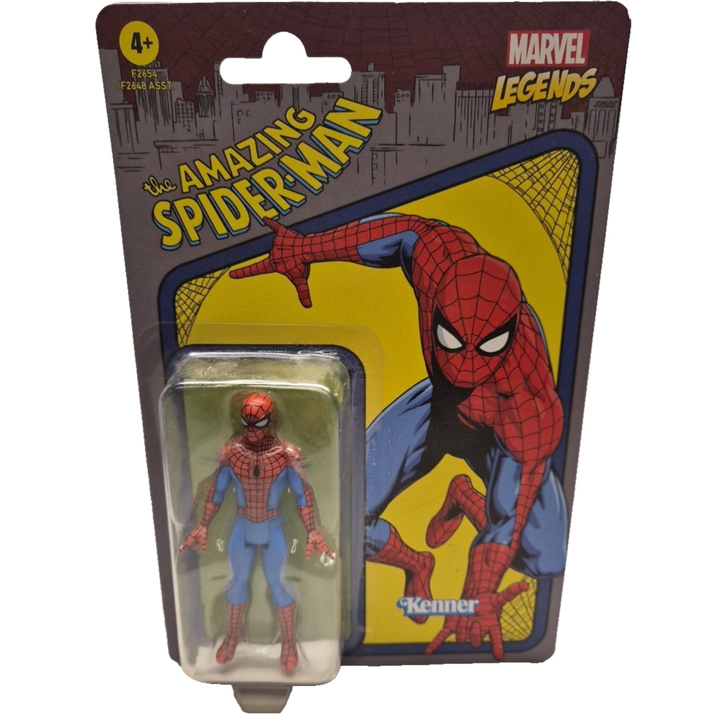 2021 Spider-Man Retro Marvel Legends Kenner Action Figure 3.75"