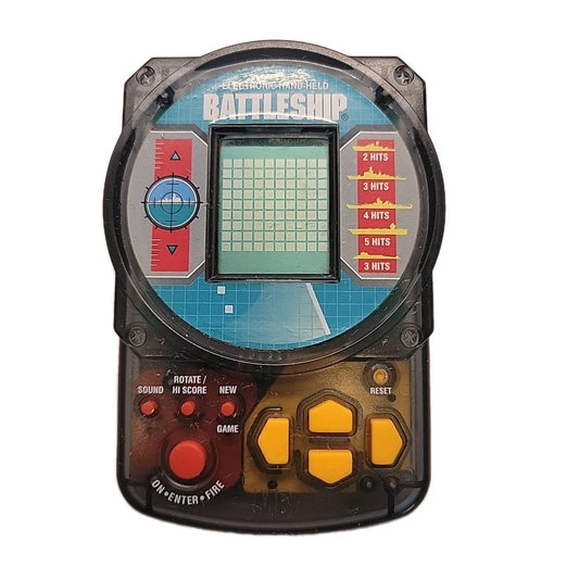 BATTLESHIP Electronic Handheld Game 1995 Milton-Bradley Vintage Compact