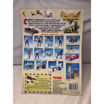 1993 Tyco Cadillacs & Dinosaurs Zeke Quetzalcoatlus Action Figure & Accessories