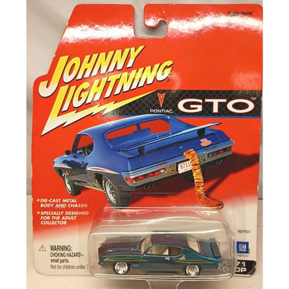 Johnny Lightning Pontiac GTO Green 1971 Hardtop 1:64