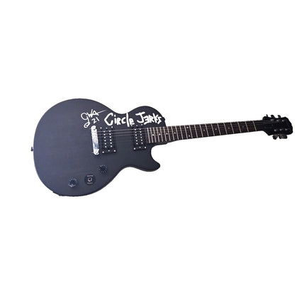 * THE CIRCLE JERKS * signed electric guitar * GREG HETSON * 2021 LA Music store