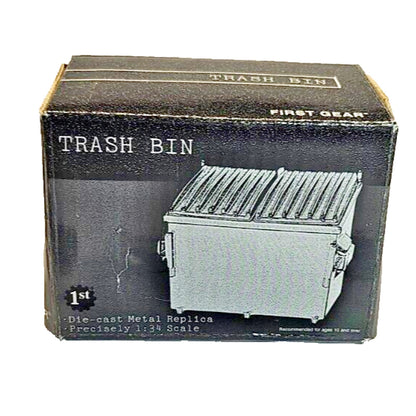 FIRST GEAR 90-0169 WASTE MANAGEMENT TRASH BIN 1:34 SCALE