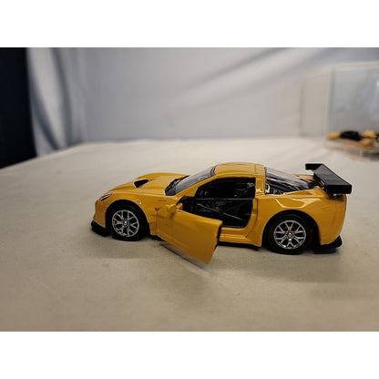 JFL Enterprises 5" Diecast Pull Back Chevrolet 2010CorvetteC8-R Yellow
