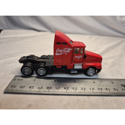 Vintage 1978 Coca-Cola Perterbilt Semi Red Diecast Truck *Only no trailer Dmgd*