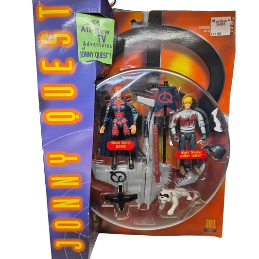 Jonny Quest Silent Storm Jessie Night Stryker Bandit Action Figures Galoob 1995