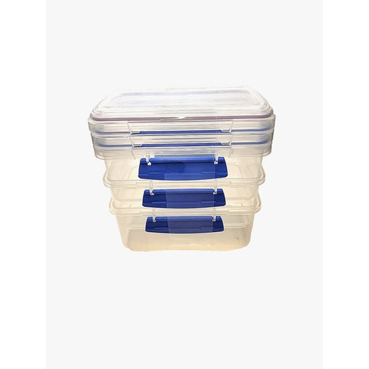Sistema Klip It 3 Pack of Small Clear Food Storage Containers 33.8/oz 1 Litre