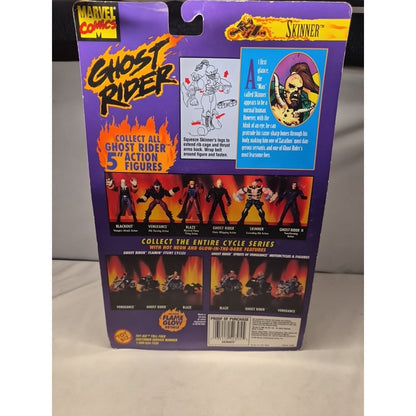 Ghost Rider Skinner with glow-in-the-dark features figure by Toy Biz 1995