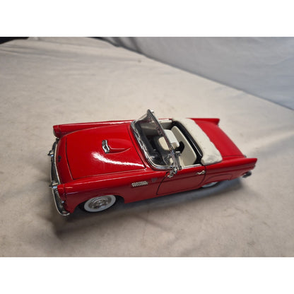 1955 Ford Thunderbird Convertible Car SS 7714 Red 1/24 Scale Diecast