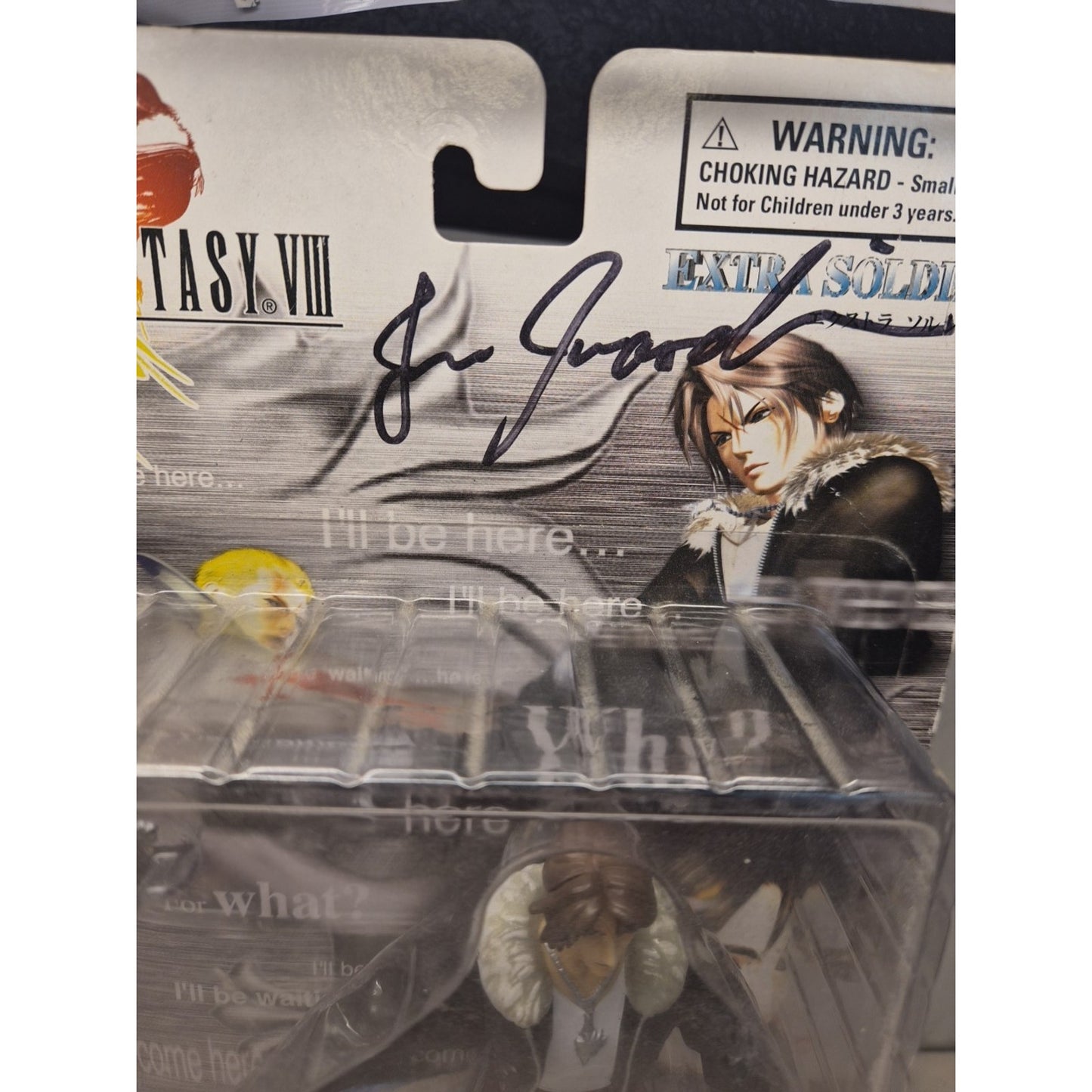 Squall Leonhart 6" Acn Figure Final Fantasy VIII Square Enix Bandai 1999 SIGNED