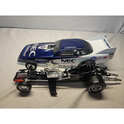 GARY DENSHAM AUTOGRAPHED ACTION RACING 1996 NEC FUNNY CAR 1:24