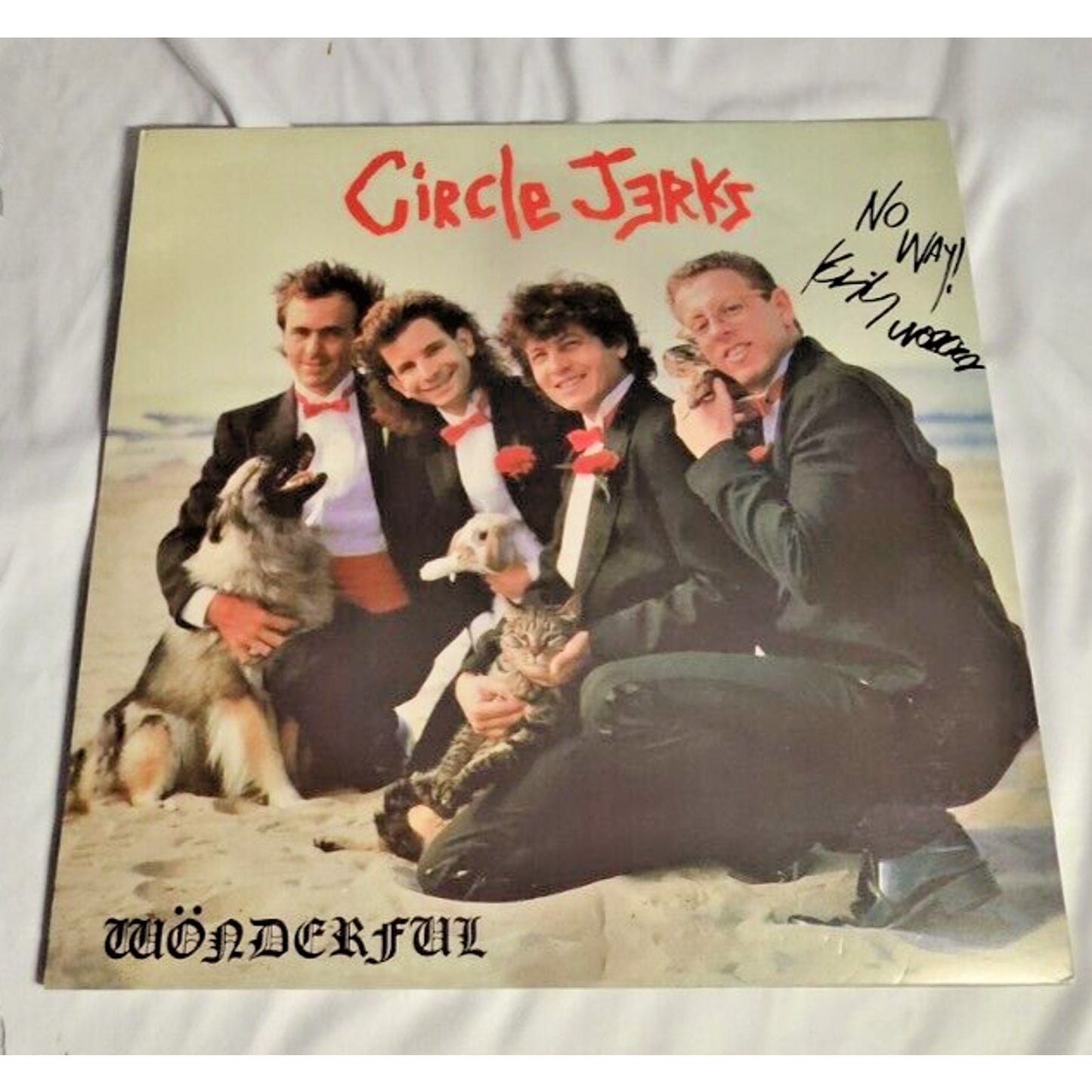 Keith Morris Signed Circle Jerks WONDERFUL Vinyl Record Album Rare!