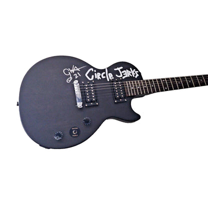 * THE CIRCLE JERKS * signed electric guitar * GREG HETSON * 2021 LA Music store