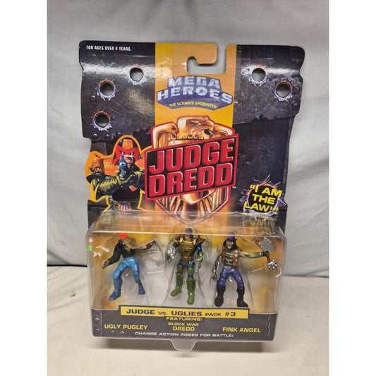 Mega Heroes Judge Dredd Pack #3 Mattel 1995