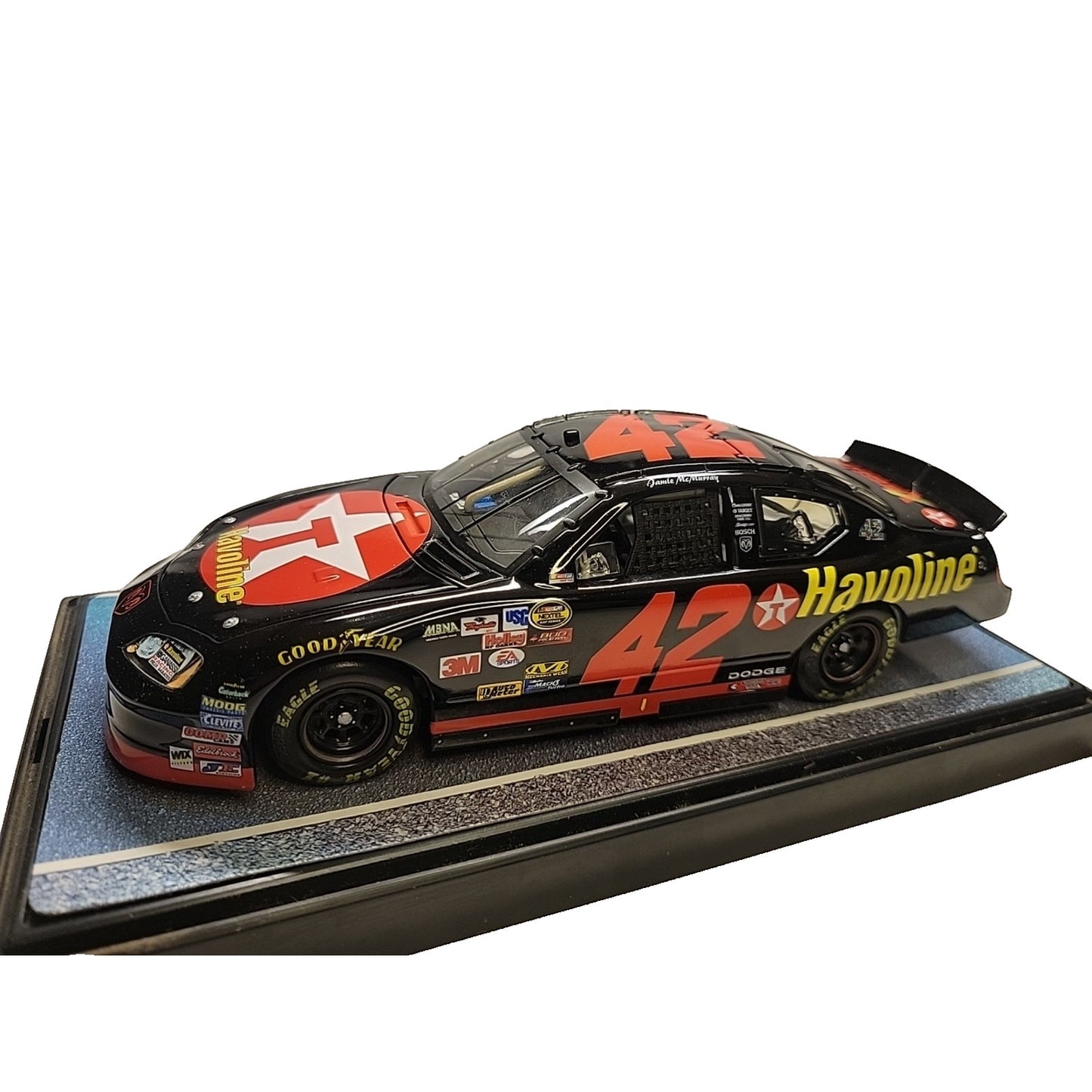 Juan Pablo Montoya Action 2007 #42 Texaco Havoline Dodge Avenger 1/24 Limited Ed