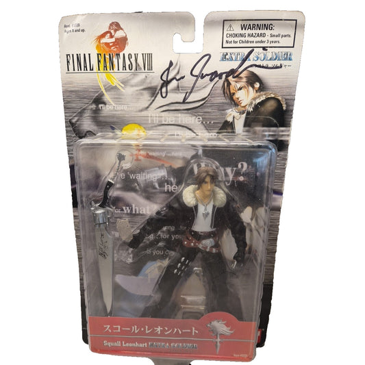 Squall Leonhart 6" Acn Figure Final Fantasy VIII Square Enix Bandai 1999 SIGNED