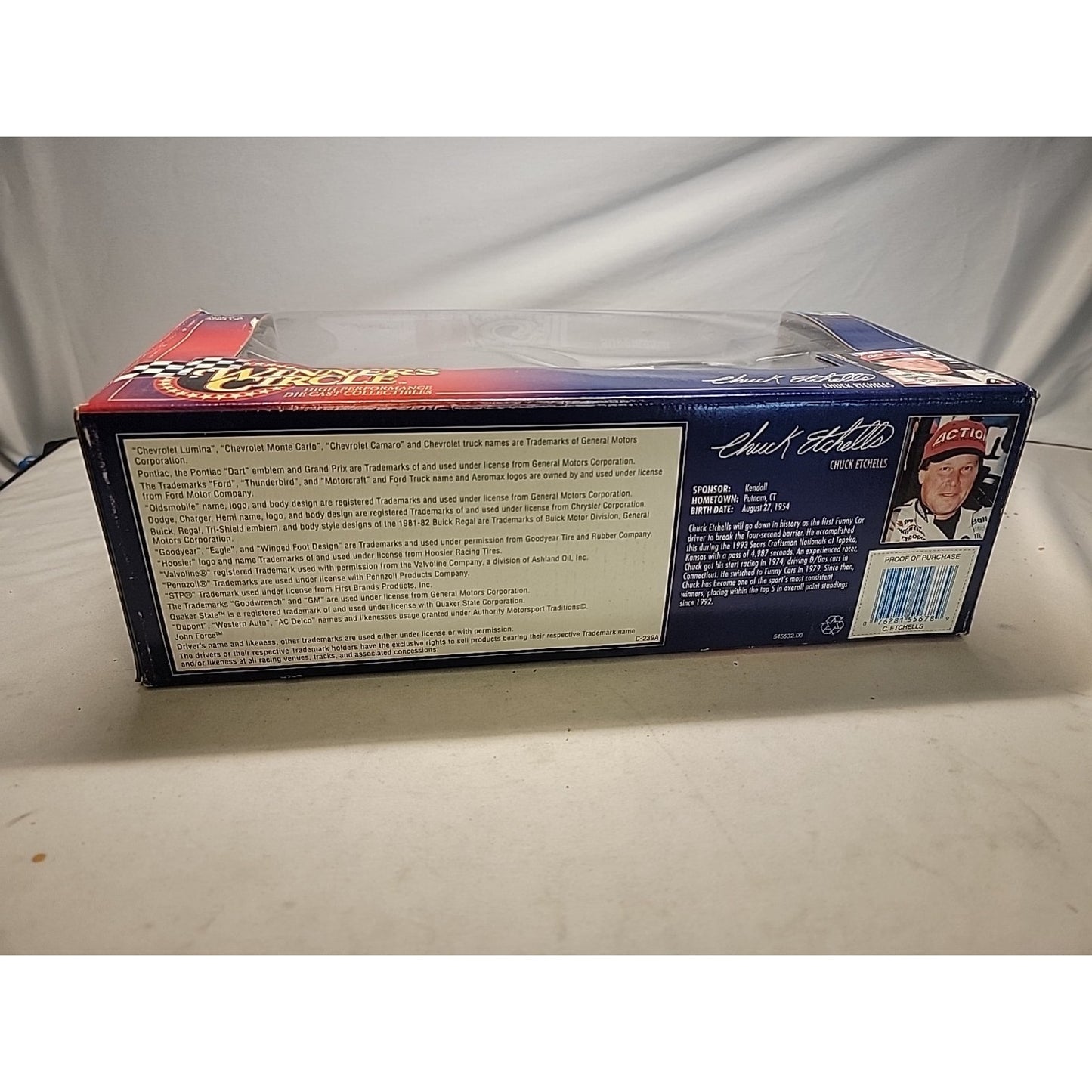 1997 Winners Circle Chuck Etchells Kendall Superwinch Funny Car 1:24