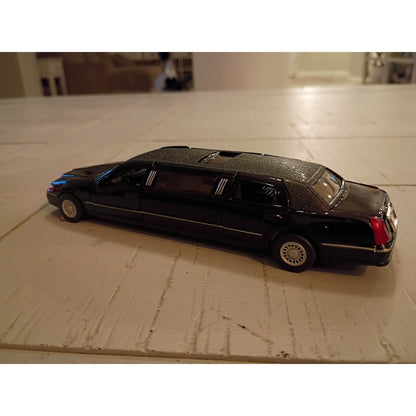 2012 Kinsmart 1:38 Black 1999 Lincoln Town Car Stretch Limousine