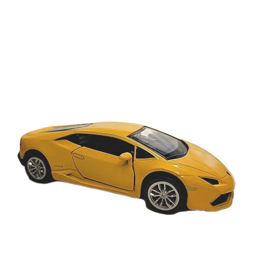 JFL Enterprises 5" Diecast Pull Back Lamborghini Huracan LP 610-4 Yellow
