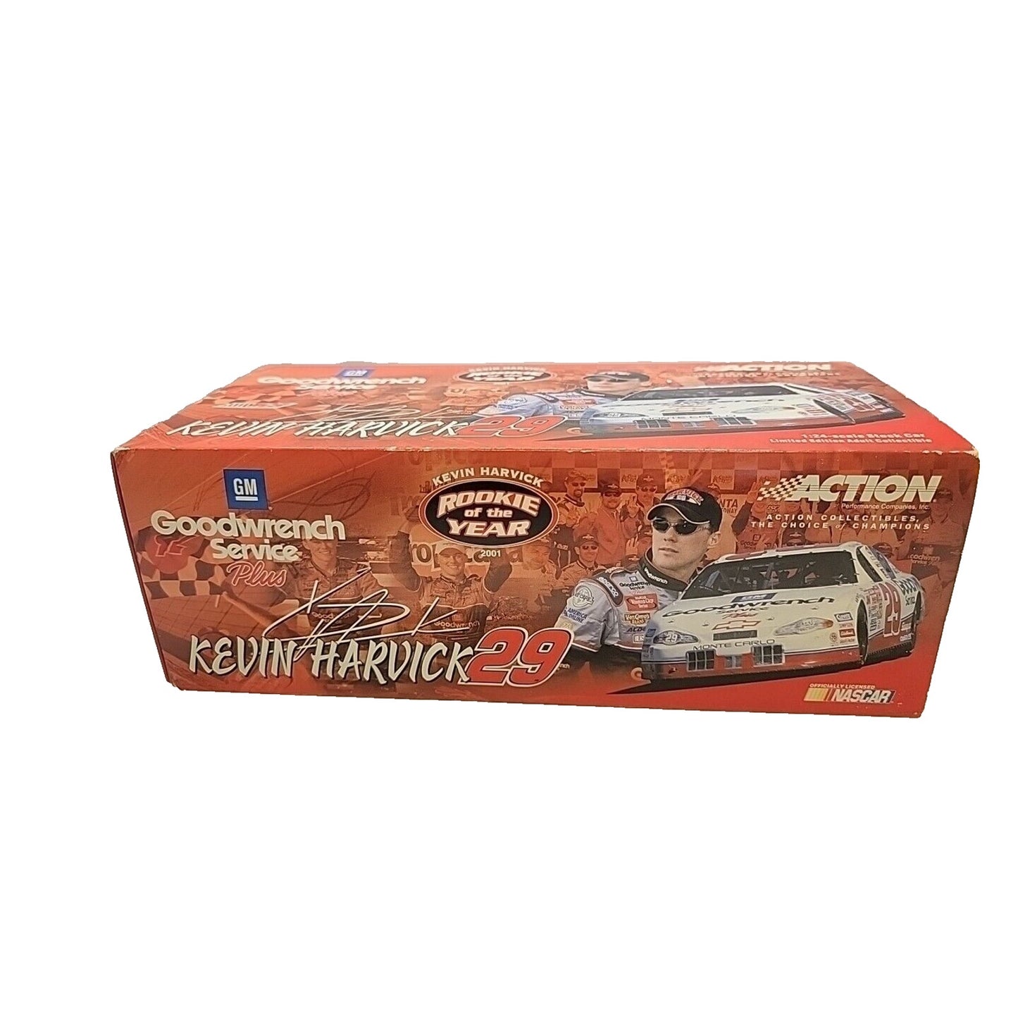 Kevin Harvick #29 2001 Rookie of the Year Action 1:24 Scale Diecast Great Condit