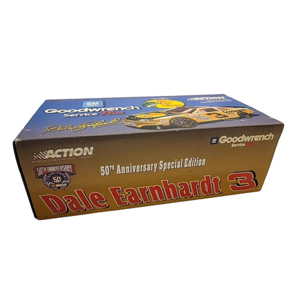 50th ANNIVERSARY SPECIAL EDITION DALE EARNHARDT ACTION 1:24 SCALE STOCK CAR