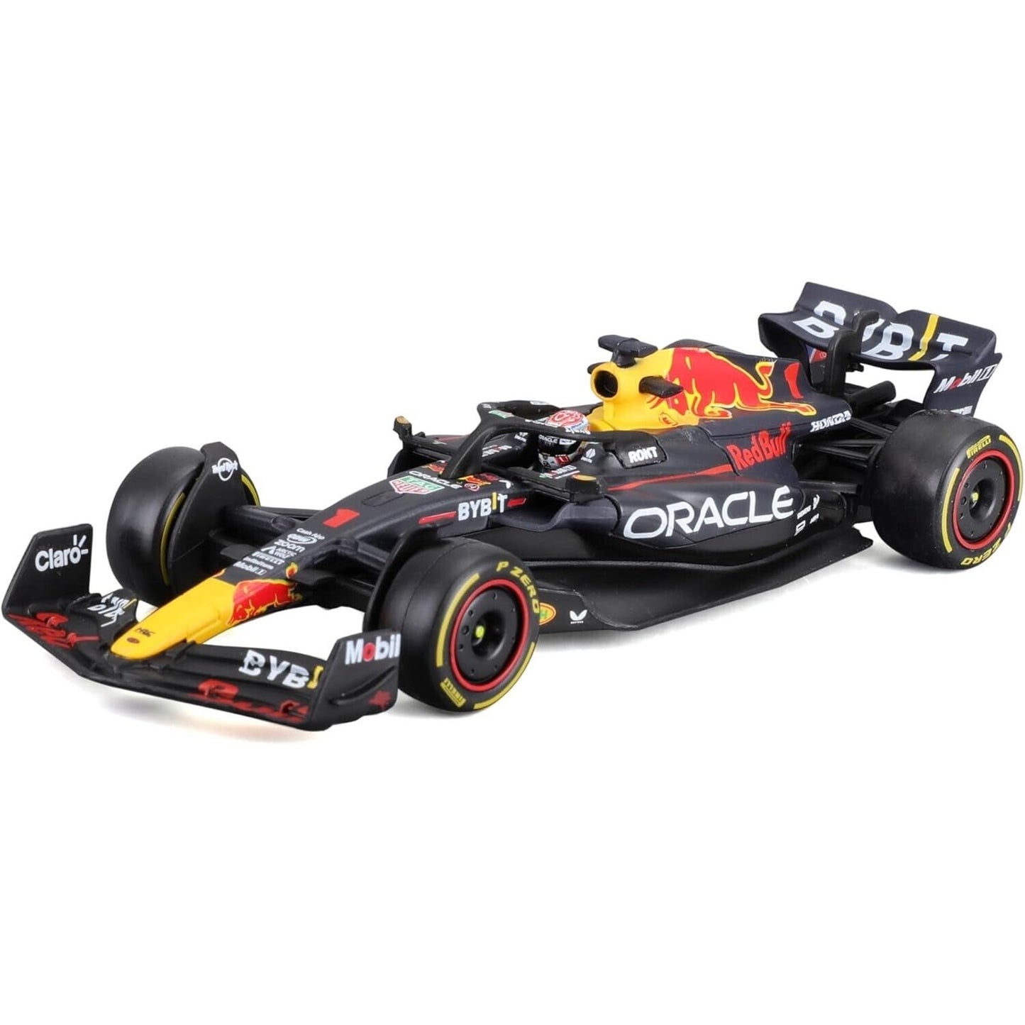 Bburago 1/43 Oracle Red Bull RB19 F1 Model 2023 #1 Max Verstappen W show case