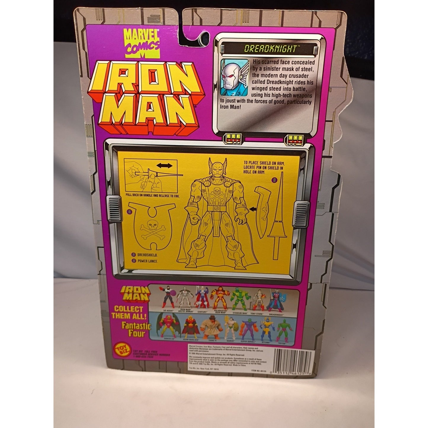 Dreadknight Iron Man Marvel Comic ToyBiz 1995 Action Figure