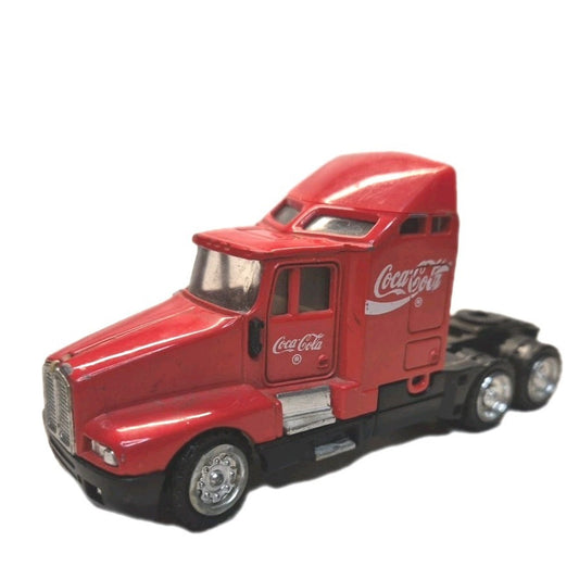 Vintage 1978 Coca-Cola Perterbilt Semi Red Diecast Truck *Only no trailer Dmgd*