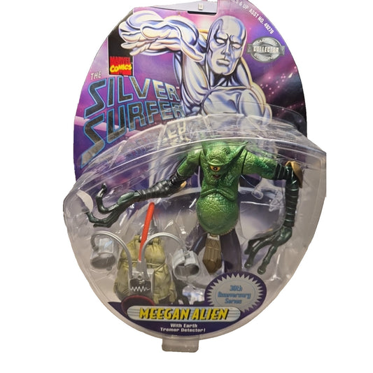 Meegan Alien 30th Anniversary Action Figure Silver Surfer Toy Biz 1997