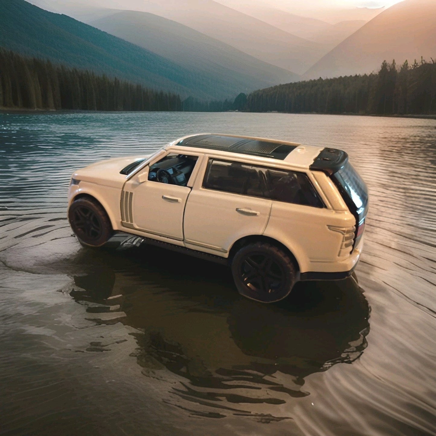 2022 Range Rover SuV - 1:32 White