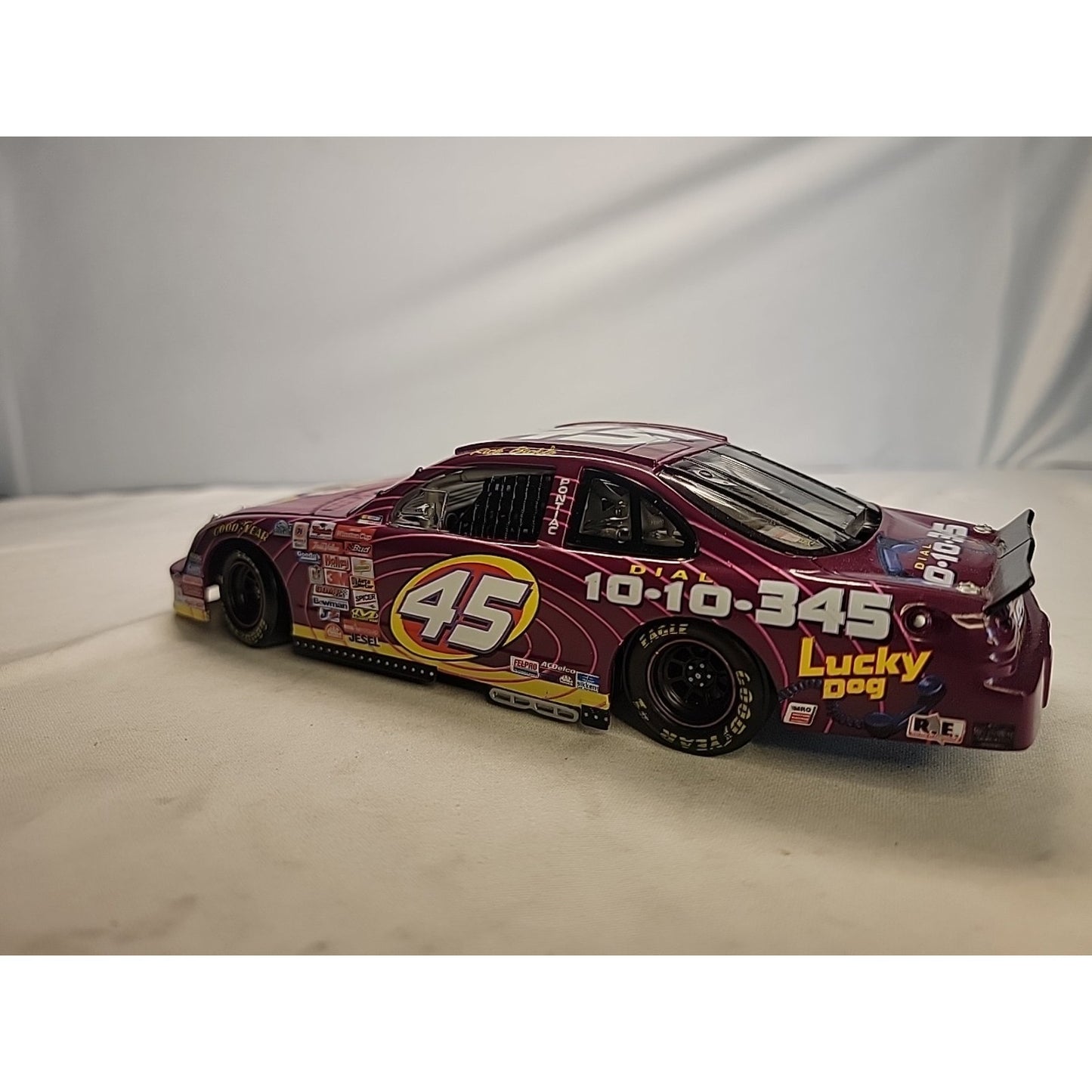 1999 Action Racing Rich Bickle #45 Lucky Dog 1:24 Scale Diecast Stock Car