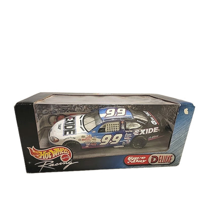 Hot Wheels Racing Deluxe 1999 NASCAR 1:24 Diecast #99 Jeff Burton Ford Exide Car